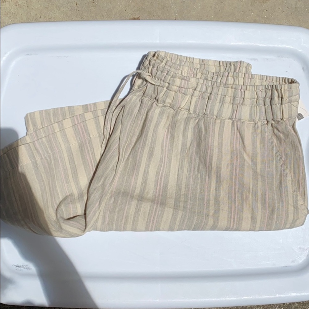 Anthropologie linen shorts